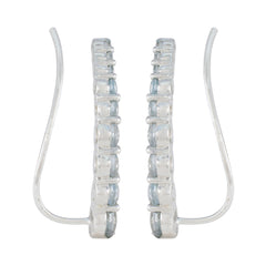 Blue-Topaz-Russian-Yuna-multiple-EarCuff-Blue-Silver-Earring