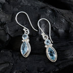Blue-Topaz-Latin-American-Aria-Toi-et-Moi-Dangle-Blue-925-Sterling-Silver-Earring