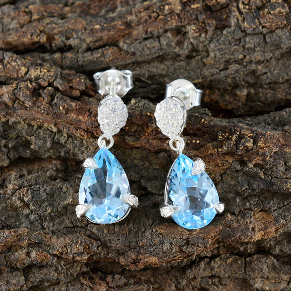 Blue-Topaz-American-Mei-Solitaire-Stud-Blue-Sterling-Silver-Earring
