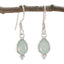 Chalcedony-Korean-Ivana-multiple-Dangle-Blue-925-Sterling-Silver-Earring