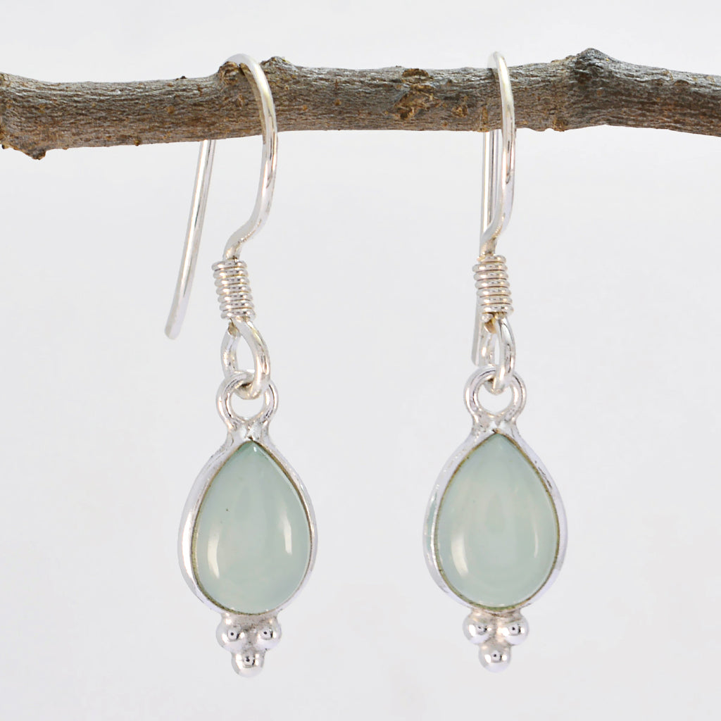Chalcedony-Korean-Ivana-multiple-Dangle-Blue-925-Sterling-Silver-Earring