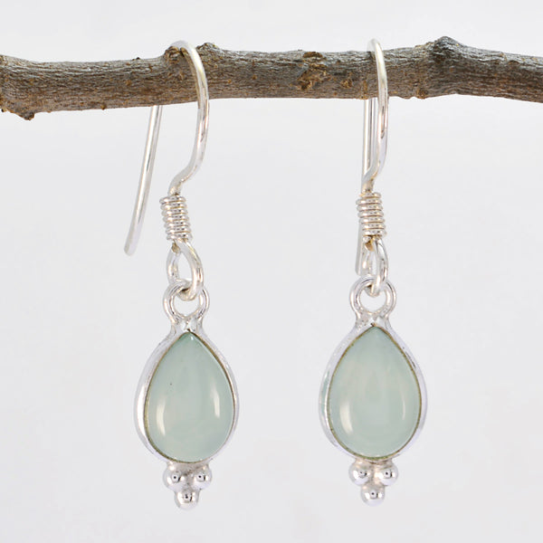 Chalcedony-Korean-Ivana-multiple-Dangle-Blue-925-Sterling-Silver-Earring