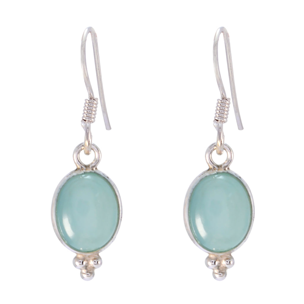 Chalcedony-German-Victoria-multiple-Dangle-Blue-925-Silver-Earring
