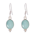 Chalcedony-German-Victoria-multiple-Dangle-Blue-925-Silver-Earring