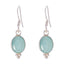 Chalcedony-German-Victoria-multiple-Dangle-Blue-925-Silver-Earring