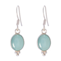 Chalcedony-German-Victoria-multiple-Dangle-Blue-925-Silver-Earring