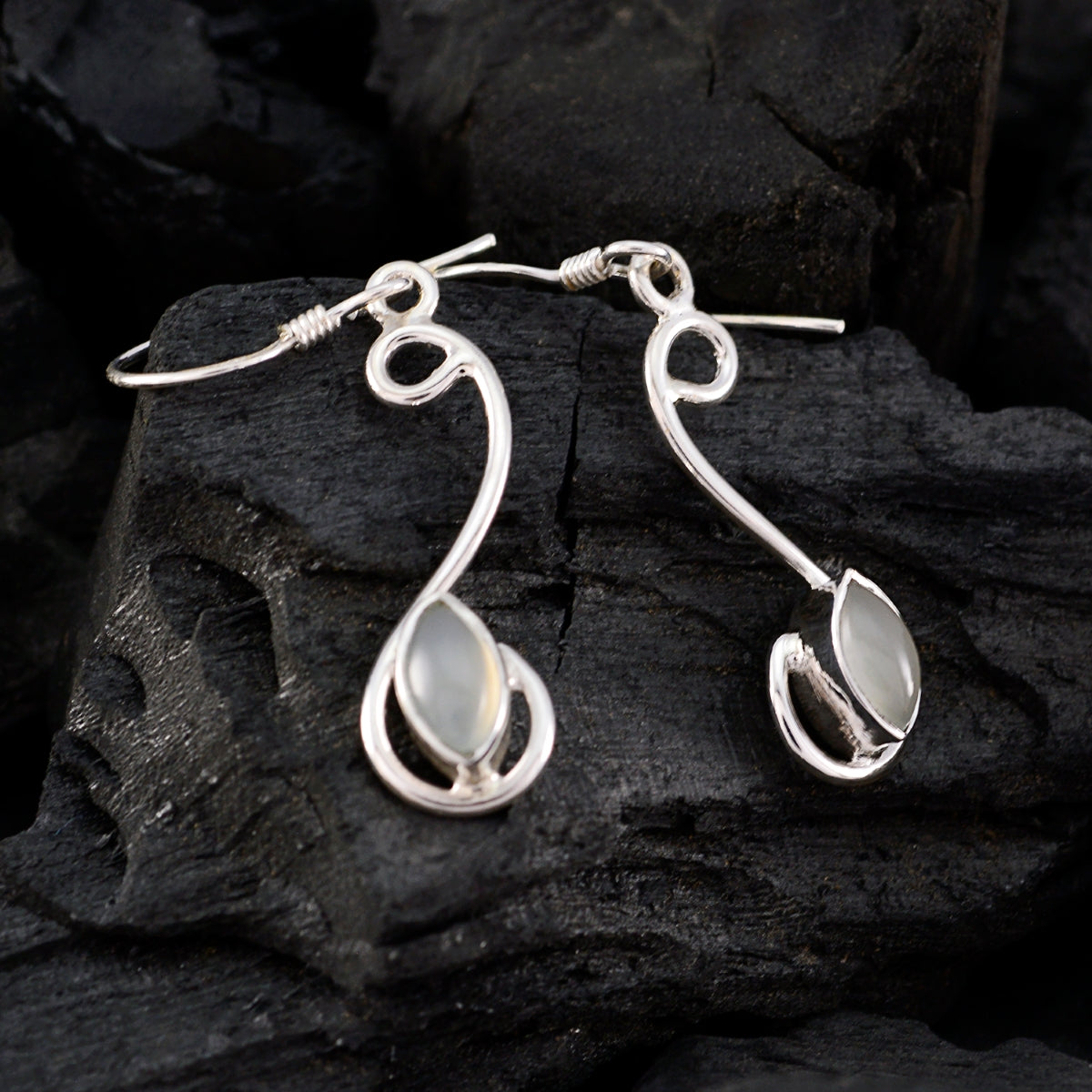 Chalcedony-Turkish-Luisa-multiple-Dangle-Blue-Silver-Earring