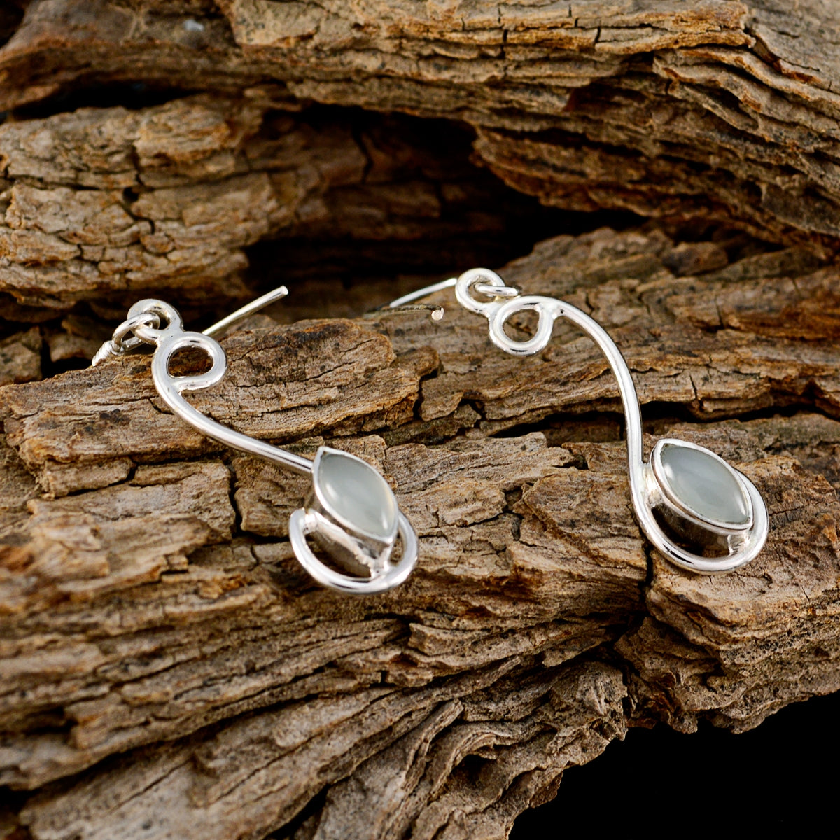 Chalcedony-Turkish-Luisa-multiple-Dangle-Blue-Silver-Earring