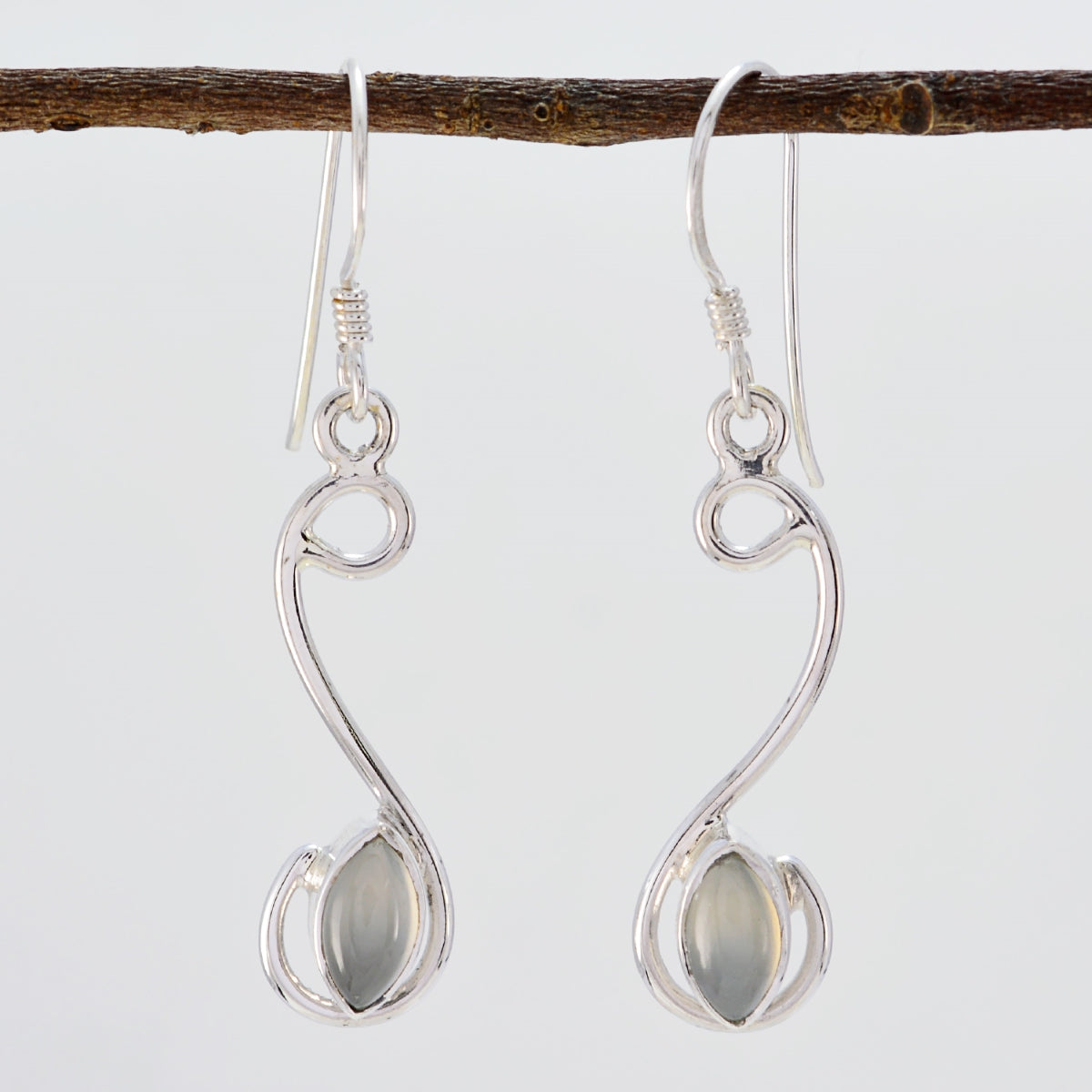 Chalcedony-Turkish-Luisa-multiple-Dangle-Blue-Silver-Earring