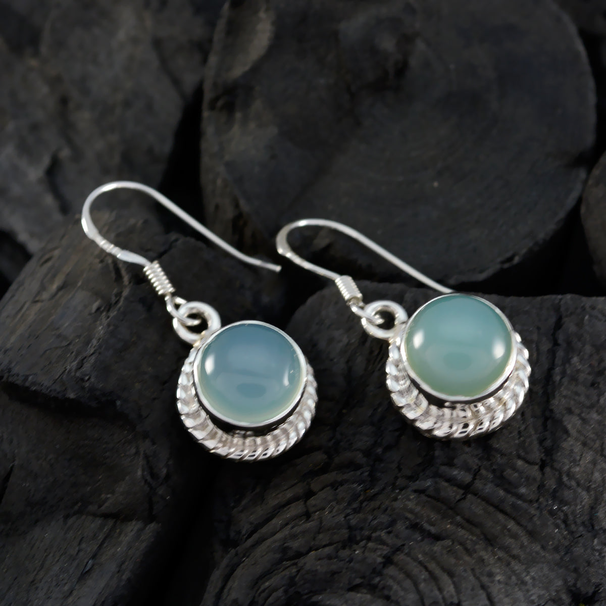 Chalcedony-Mexican-Aria-multiple-Dangle-Blue-925-Sterling-Silver-Earring
