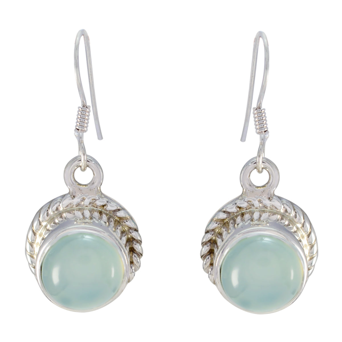 Chalcedony-Mexican-Aria-multiple-Dangle-Blue-925-Sterling-Silver-Earring Huvudsaklig produktbild