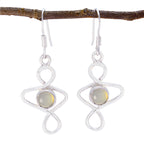 Chalcedony-Korean-Emilia-Solitaire-Dangle-Blue-Sterling-Silver-Earring