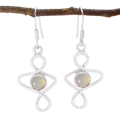 Chalcedony-Korean-Emilia-Solitaire-Dangle-Blue-Sterling-Silver-Earring