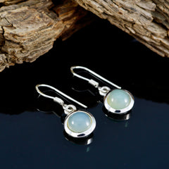 Chalcedony-Australian-Audrey-Solitaire-Dangle-Blue-Sterling-Silver-Earring