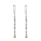Citrine-Korean-Nora-multiple-Dangle-Yellow-Sterling-Silver-Earring