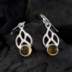 Citrine-Moroccan-Lea-Solitaire-Dangle-Yellow-Sterling-Silver-Earring