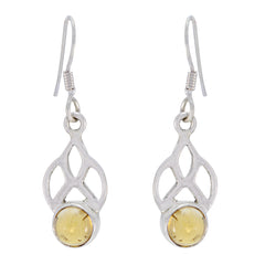 Citrine-Moroccan-Lea-Solitaire-Dangle-Yellow-Sterling-Silver-Earring