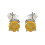 Citrine-American-Fernandaa-Solitaire-Stud-Yellow-92.5-Silver-Earring