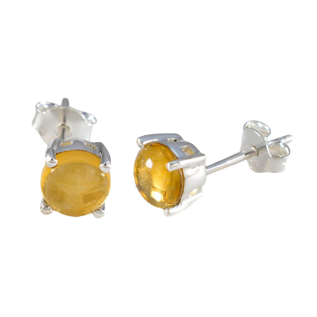 Citrine-American-Fernandaa-Solitaire-Stud-Yellow-92.5-Silver-Earring