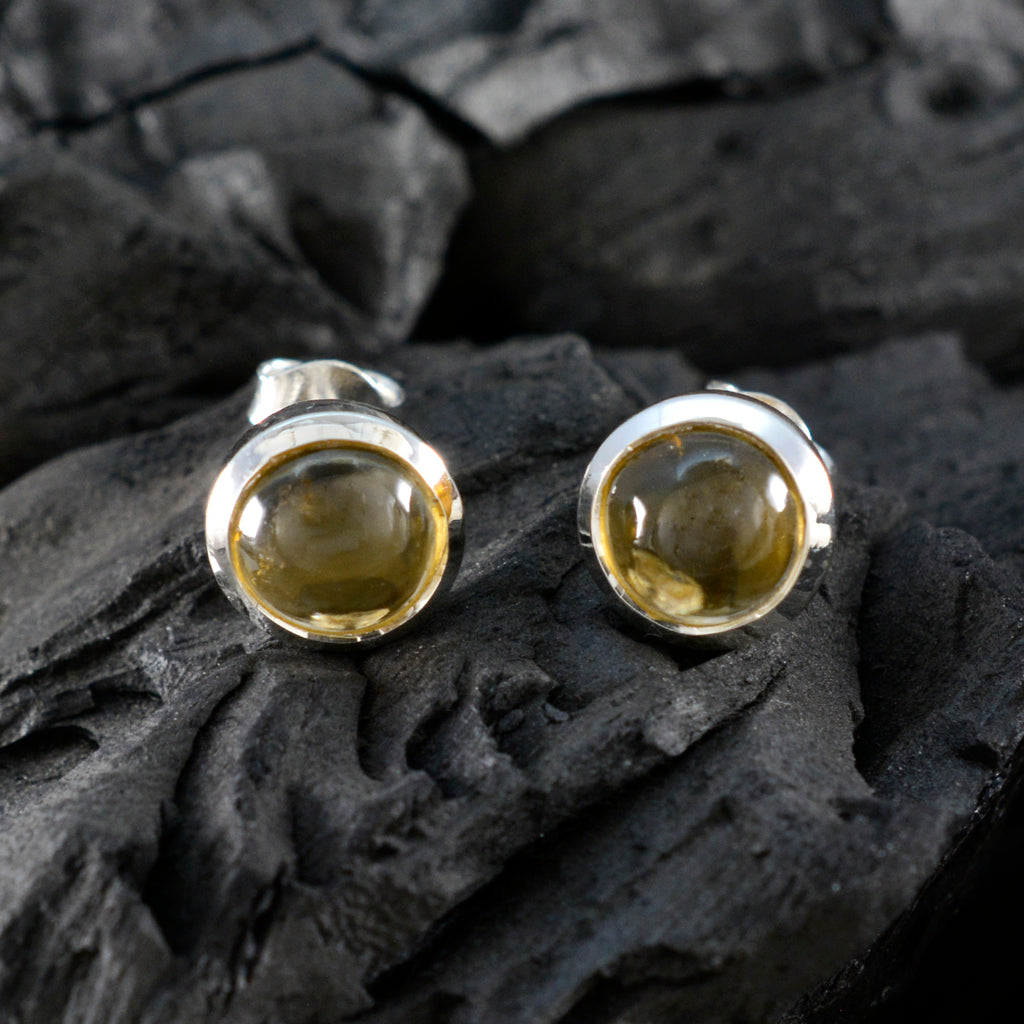 Citrine-American-Micaelaa-Solitaire-Stud-Yellow-925-Sterling-Silver-Earring