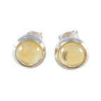 Citrine-American-Micaelaa-Solitaire-Stud-Yellow-925-Sterling-Silver-Earring