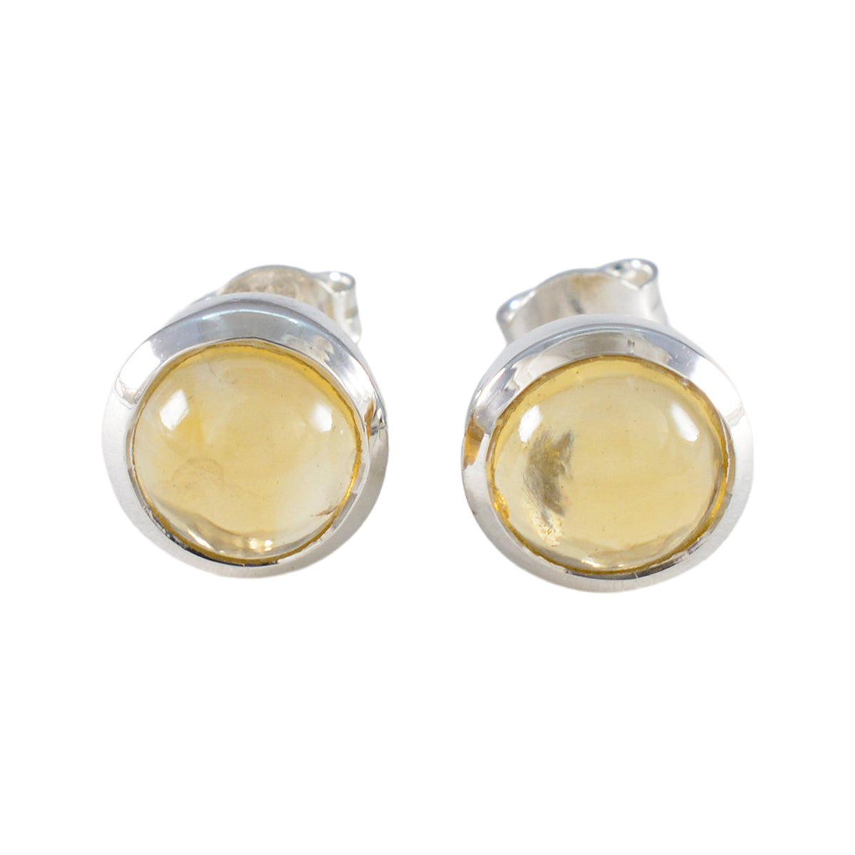 Citrine-American-Micaelaa-Solitaire-Stud-Yellow-925-Sterling-Silver-Earring