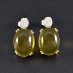 Citrine-American-Lourdes-multiple-Stud-Yellow-Silver-Earring