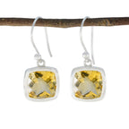 Citrine-Spanish-Claire-Solitaire-Dangle-Yellow-925-Sterling-Silver-Earring