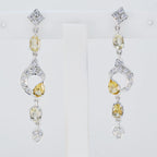 Citrine-Indian-Zara-multiple-Dangle-Yellow-925-Sterling-Silver-Earring