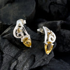Citrine-Turkish-Camila-multiple-Stud-Yellow-925-Silver-Earring
