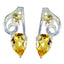 Citrine-Turkish-Camila-multiple-Stud-Yellow-925-Silver-Earring