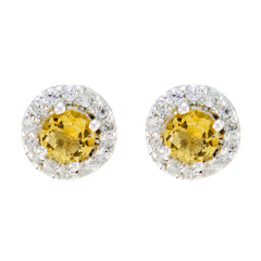 Citrine-Moroccan-Camilla-multiple-Stud-Yellow-925-Sterling-Silver-Earring