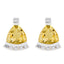 Citrine-Mexican-Cecilia-multiple-Stud-Yellow-925-Silver-Earring