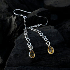 Citrine-Japanese-Paula-multiple-Dangle-Yellow-925-Silver-Earring