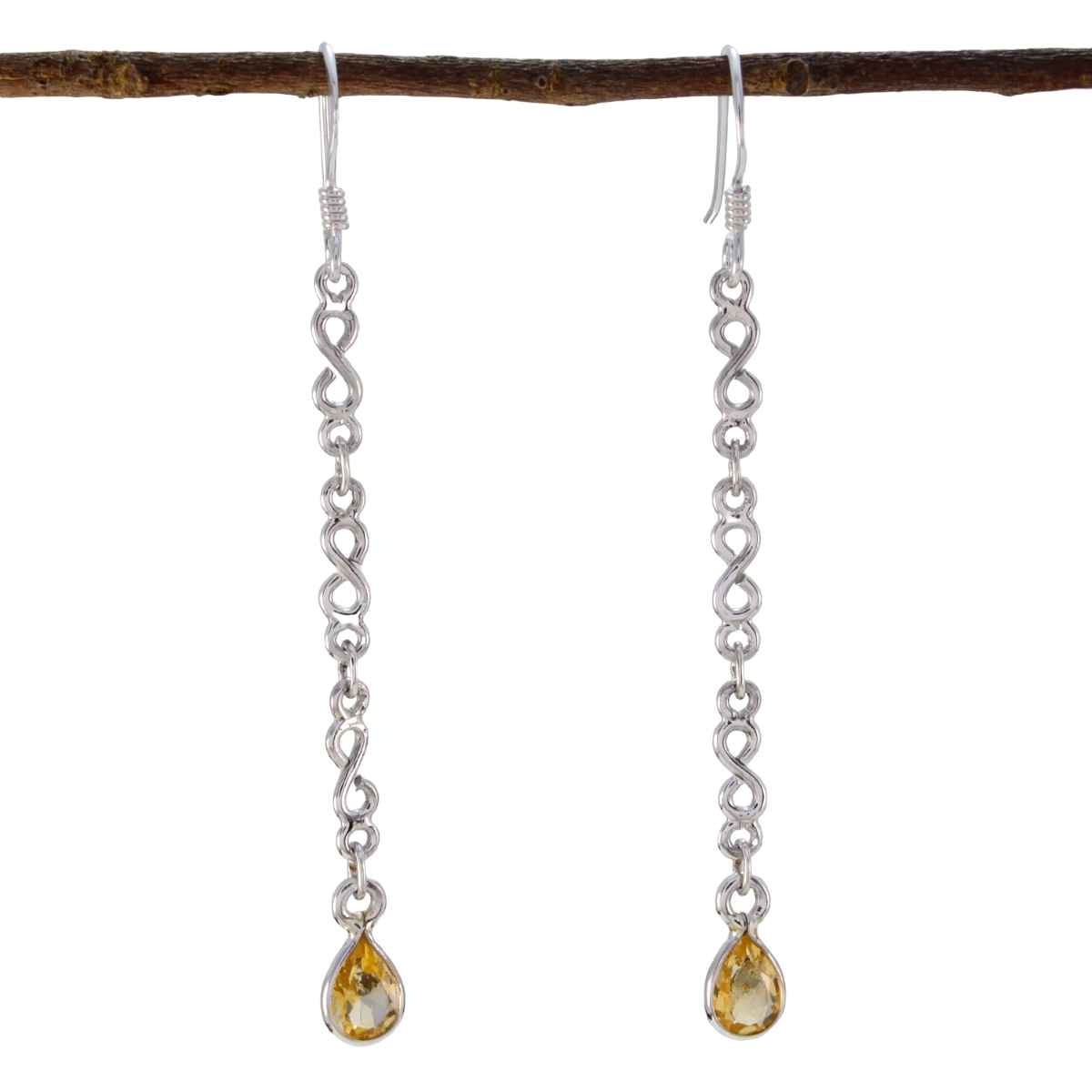 Citrine-Japanese-Paula-multiple-Dangle-Yellow-925-Silver-Earring