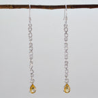 Citrine-Japanese-Paula-multiple-Dangle-Yellow-925-Silver-Earring