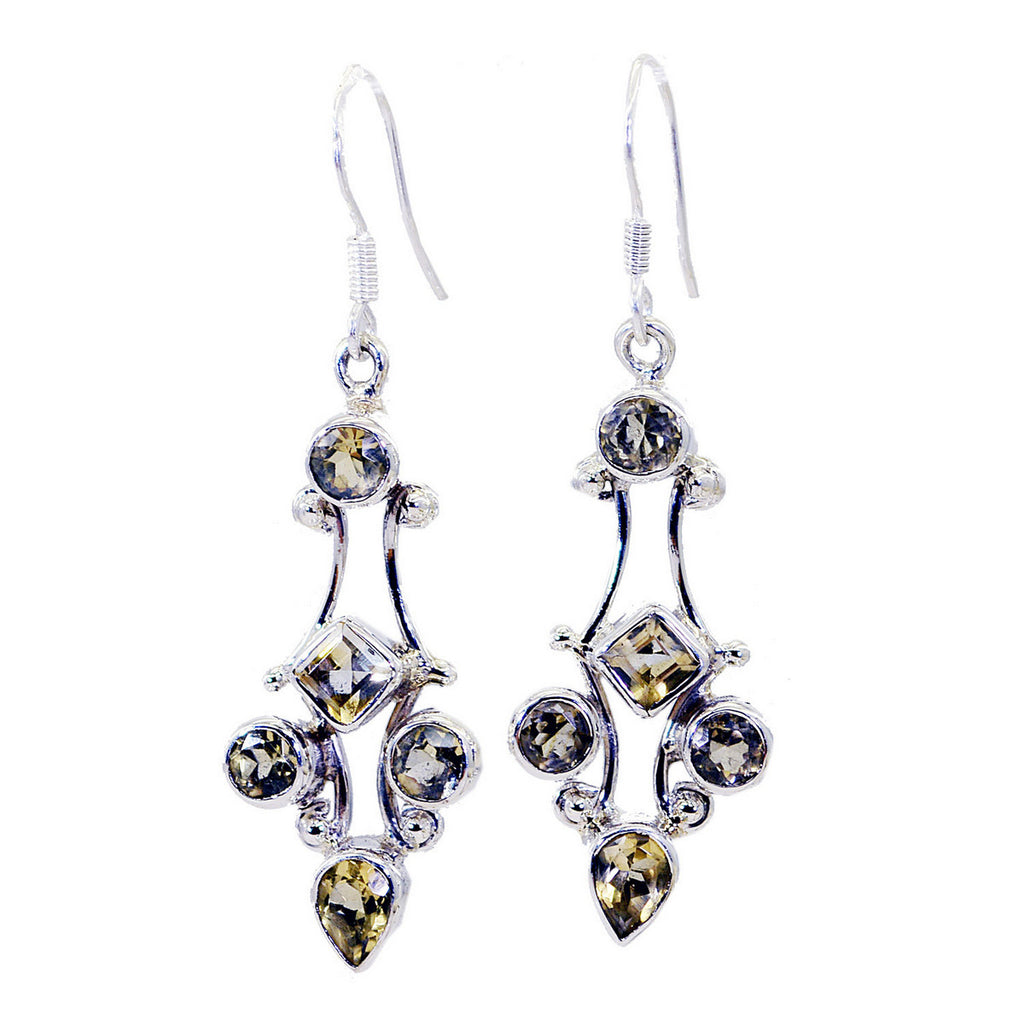 Citrine-Italian-Zoe-multiple-Dangle-Yellow-925-Silver-Earring