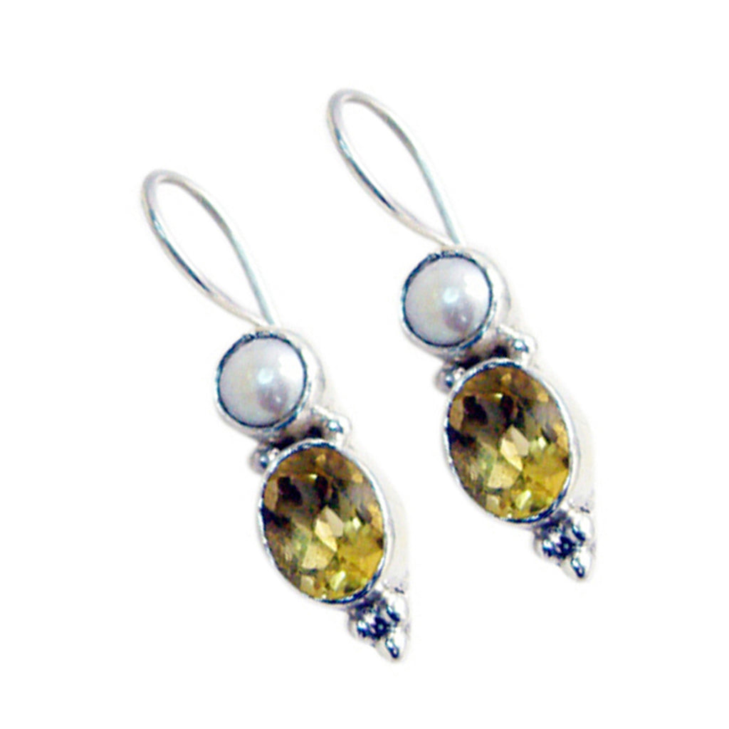 Citrine-Middle-Eastern-Eliza-multiple-Dangle-Yellow-92.5-Silver-Earring