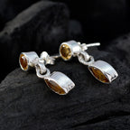 Citrine-Mexican-Ella-multiple-Stud-Yellow-92.5-Silver-Earring