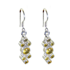 Citrine-Australian-Ellie-multiple-Dangle-Yellow-Silver-Earring