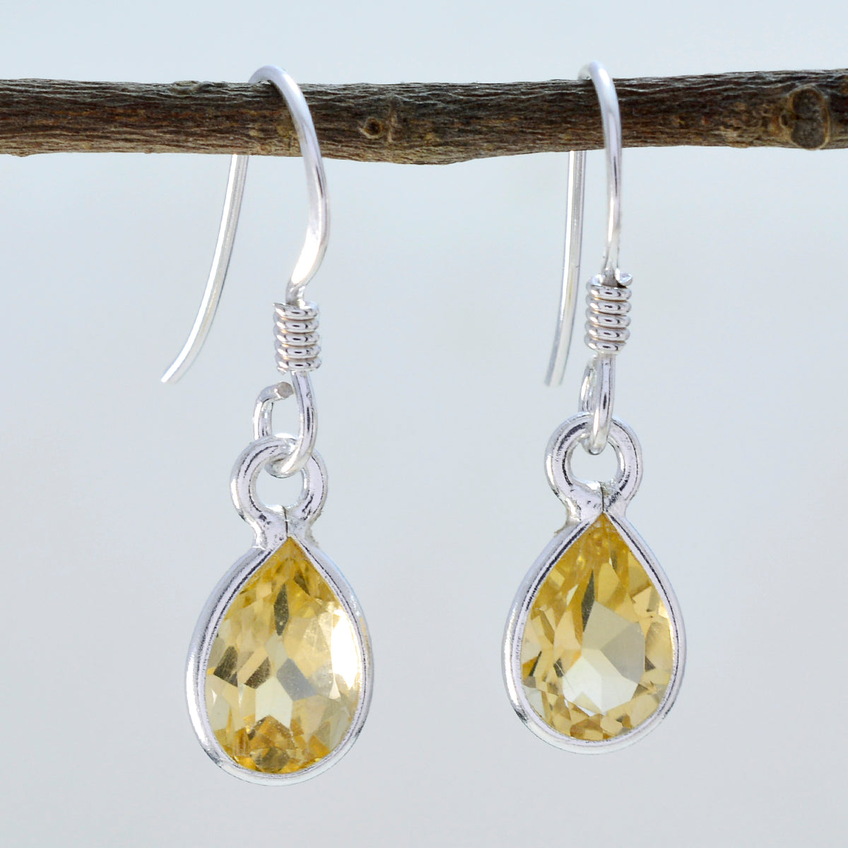 Citrine-Japanese-Hannah-multiple-Dangle-Yellow-925-Silver-Earring