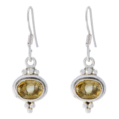 Citrine-Latin-American-Emily-multiple-Dangle-Yellow-Silver-Earring