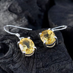 Citrine-German-Eva-multiple-Dangle-Yellow-92.5-Silver-Earring