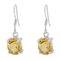 Citrine-German-Eva-multiple-Dangle-Yellow-92.5-Silver-Earring