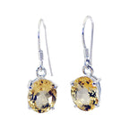 Citrine-German-Eva-multiple-Dangle-Yellow-92.5-Silver-Earring