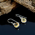 Citrine-Russian-Freya-Solitaire-Dangle-Yellow-925-Silver-Earring