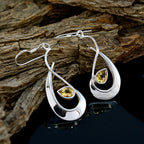 Citrine-African-Eleanor-Solitaire-Dangle-Yellow-Sterling-Silver-Earring