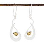 Citrine-African-Eleanor-Solitaire-Dangle-Yellow-Sterling-Silver-Earring
