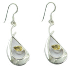 Citrine-African-Eleanor-Solitaire-Dangle-Yellow-Sterling-Silver-Earring