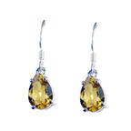 Citrine-American-Grace-Solitaire-Dangle-Yellow-925-Sterling-Silver-Earring